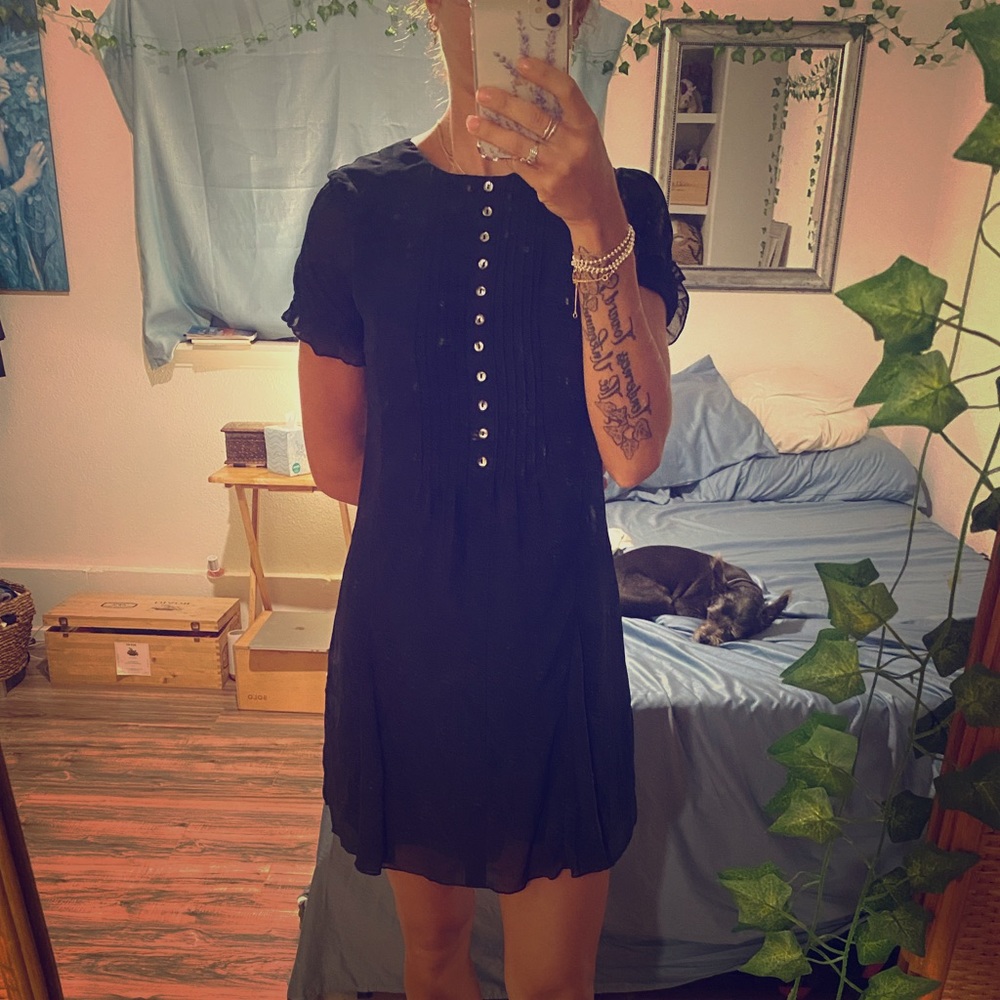 Classic black dress